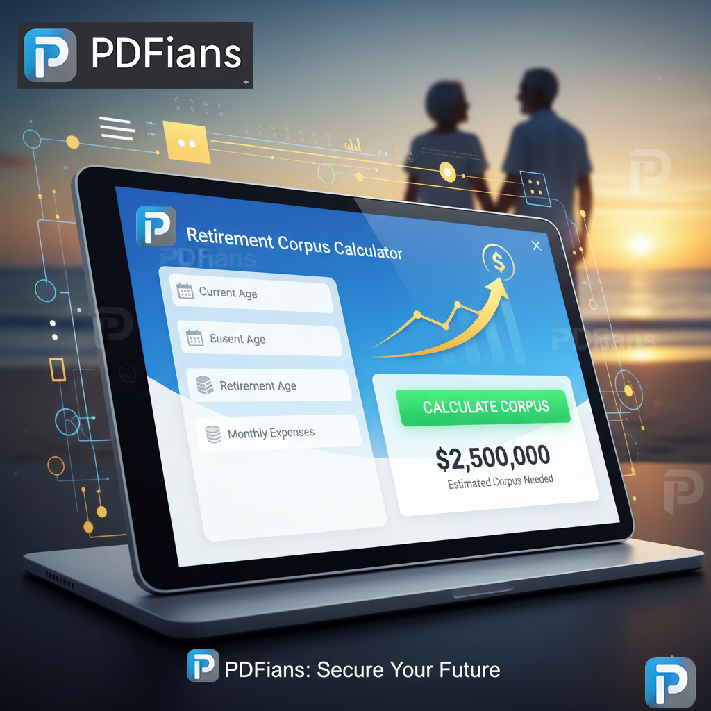 Retirement Corpus Calculator-PDFians